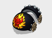 5x Burning Demon - T:3h Tartaros Studded Shoulders 3d printed