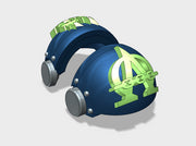 5x Hydra Legion - T:3a Tartaros Shoulder Sets 3d printed