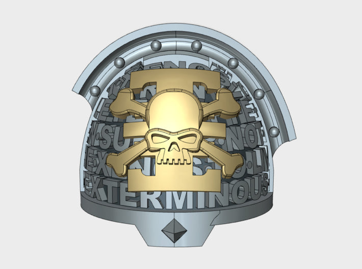 10x Xenos Hunters - G:13 Alpha Pauldron 3d printed