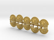 10x Xenos Hunters - G:13 Gamma Pauldron 3d printed