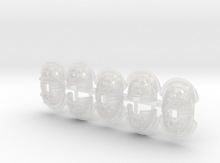 10x Xenos Hunters - G:13 Gamma Pauldron 3d printed