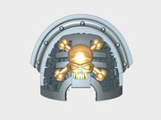 10x Xenos Hunters - G:13 Gamma Pauldron 3d printed