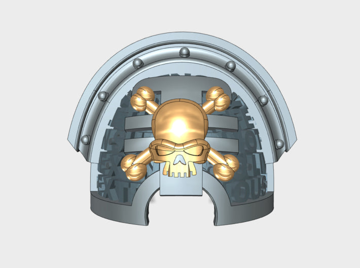 10x Xenos Hunters - G:13 Gamma Pauldron 3d printed