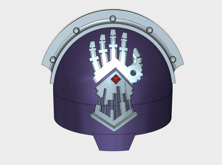 10x Cybornauts - T:10b Indomitus Prime Pads 3d printed