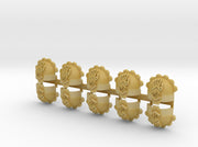 10x Cybornauts - T:10c Indomitus Prime Pads 3d printed