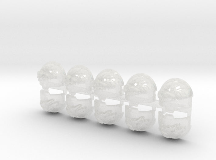 10x Dragon Head - T:10a Indomitus Prime Pads 3d printed