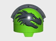 10x Dragon Head (R)- T:10b Indomitus Prime Pads 3d printed