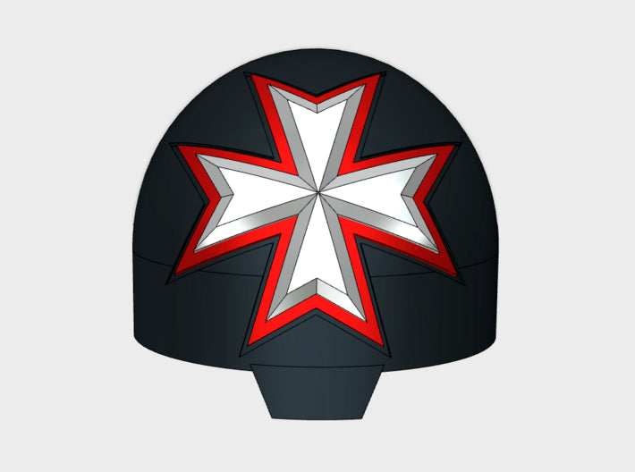 10x Maltese Cross 3 - T:10a Indomitus Prime Pads 3d printed