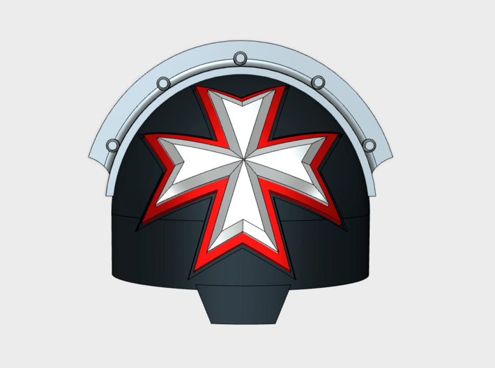 10x Maltese Cross 3- T:10b Indomitus Prime Pads 3d printed