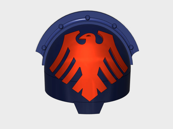 10x Red Ravens - T:10b Indomitus Prime Pads 3d printed