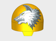 10x Shaggy Wolves - T:10a Indomitus Prime Pads 3d printed