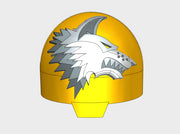 10x Shaggy Wolves (R)- T:10a Indomitus Prime Pads 3d printed