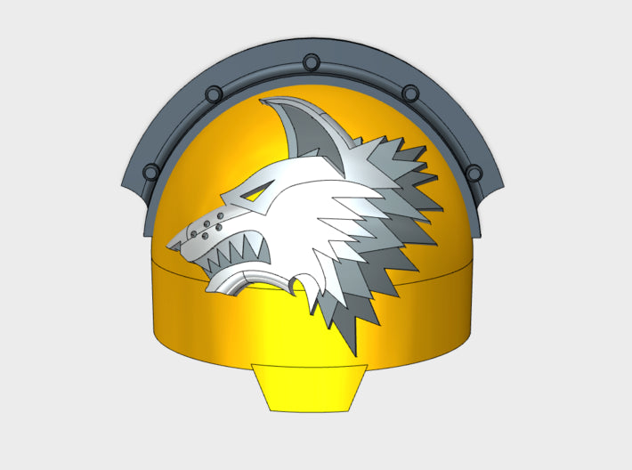 10x Shaggy Wolves - T:10b Indomitus Prime Pads 3d printed