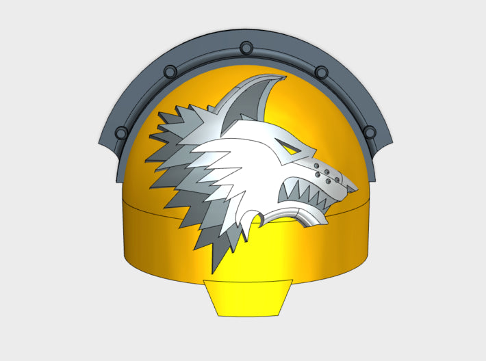 10x Shaggy Wolves (R)- T:10b Indomitus Prime Pads 3d printed