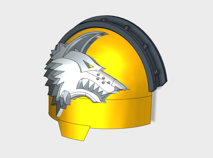 10x Shaggy Wolves (R)- T:10d Indomitus Prime Pads 3d printed