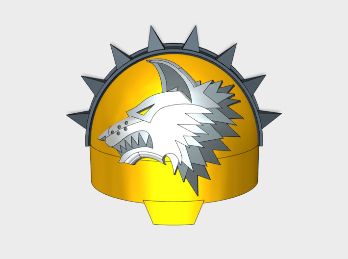 10x Shaggy Wolves - T:10k Indomitus Prime Pads 3d printed