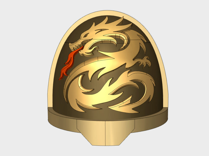 10x Draco Solaris - G:11a Shoulder Pads 3d printed