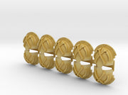 10x Emperor's Scythes - T:10b Indomitus Prime Pad 3d printed