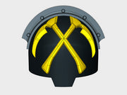 10x Emperor's Scythes - T:10b Indomitus Prime Pad 3d printed