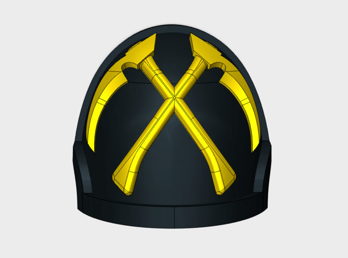 10x Emperor's Scythes - G:10a Left Shoulders 3d printed