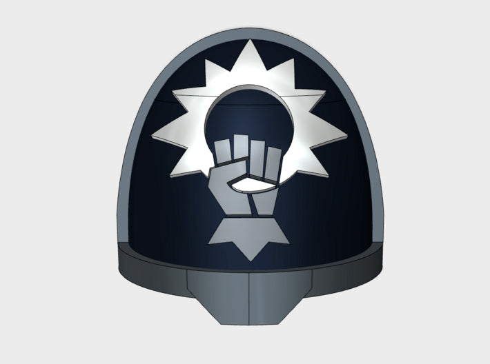 10x Iron Lords - G:11a Shoulder Pads 3d printed