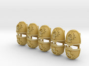 10x Iron Lords - G:13a Shoulder Pads 3d printed