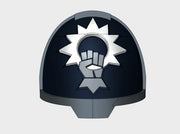 10x Iron Lords - G:13a Shoulder Pads 3d printed