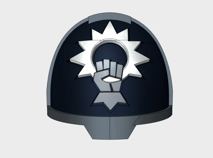 10x Iron Lords - G:13a Shoulder Pads 3d printed