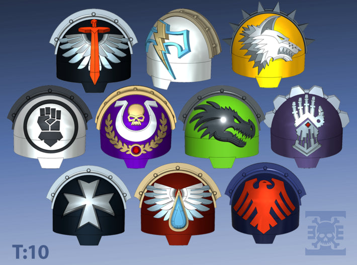 10x T:10b+ Chapter Origin Set : 01 3d printed