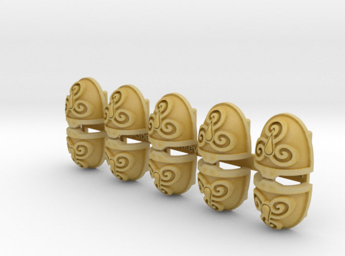 10x Fell Blooded - G:11a Shoulder Pads 3d printed