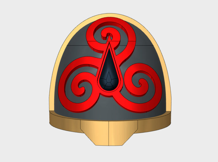 10x Fell Blooded - G:11a Shoulder Pads 3d printed