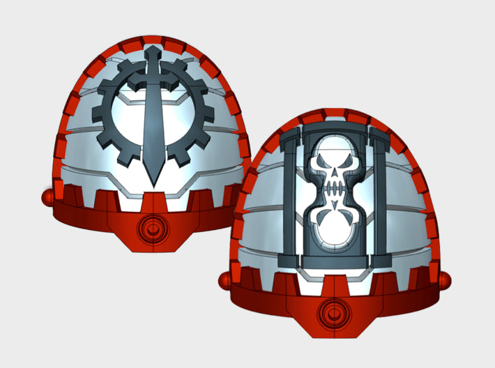 5x Star PhanTech - G:11ct Tech Pauldron Sets 3d printed