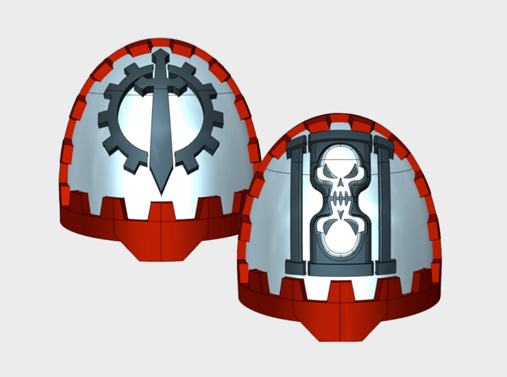 5x Star PhanTech - G:11g Shoulder Pads 3d printed