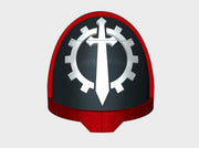 10x Mech Knights - G:11a Shoulder Pads 3d printed