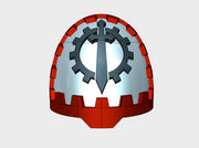 10x Mech Knights - G:11g Shoulder Pads 3d printed