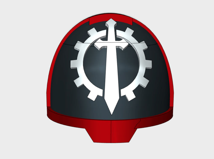 10x Mech Knights - G:13a Shoulder Pads 3d printed