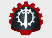 10x Mech Knights - G:13g Shoulder Pads 3d printed