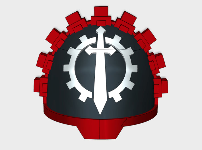 10x Mech Knights - G:13g Shoulder Pads 3d printed