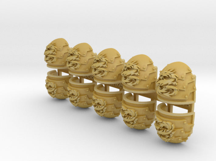 10x Draco Solaris - G:1b Shoulder Pads 3d printed