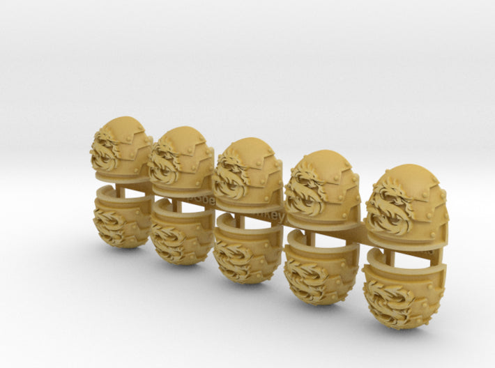 10x Draco Solaris - G:1b Right Shoulders 3d printed