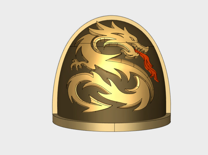 10x Draco Solaris - G:4a Right Shoulders 3d printed