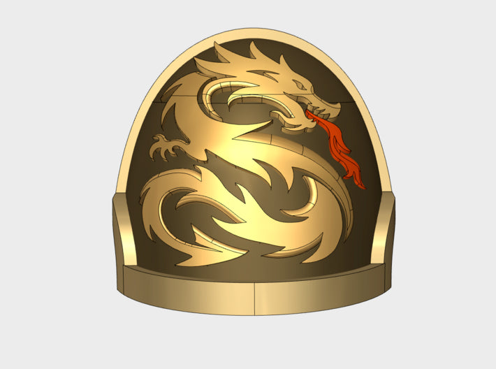 10x Draco Solaris - G:10a Right Shoulders 3d printed