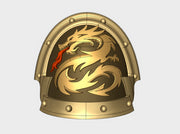 10x Draco Solaris - Abhorrent Shoulder Pads 3d printed