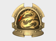 10x Draco Solaris - Rancor Shoulder Pads 3d printed