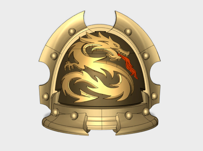 10x Draco Solaris - Right-Side Rancor Pads 3d printed