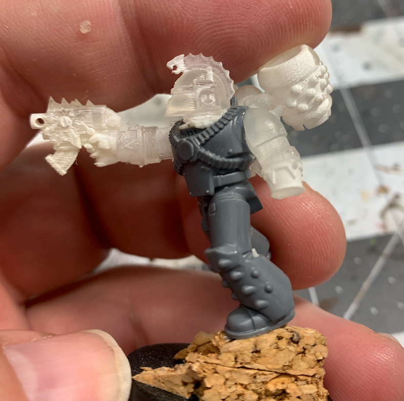 Chaos Marine - Adjustable Arms