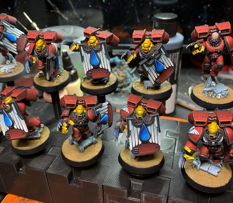 Blood Templars - Aquilas Tower Shields (L/R)