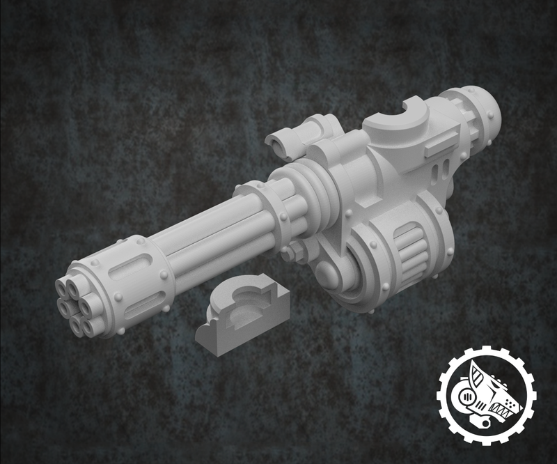 Iron Wolf - Squire Rotary Gun (Left)