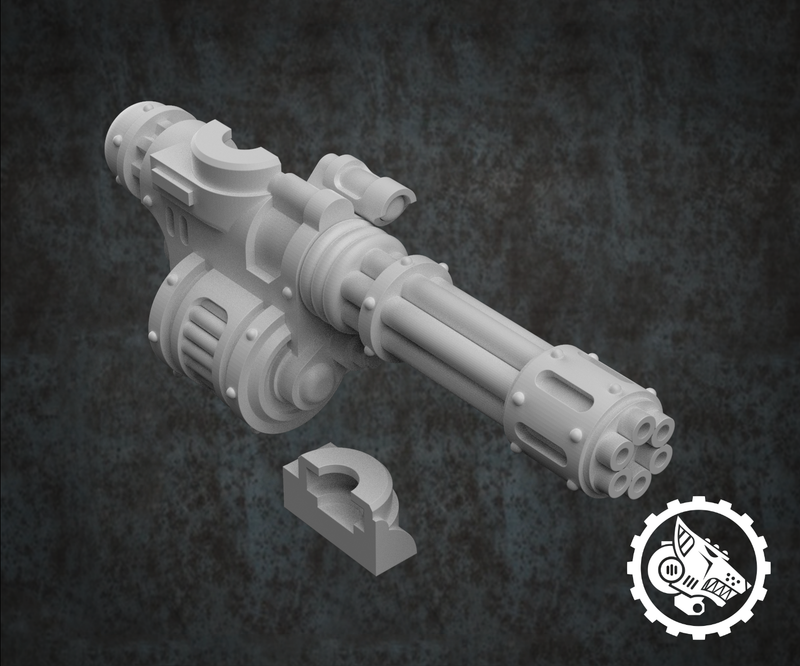 Iron Wolf - Squire Rotary Gun (Right)