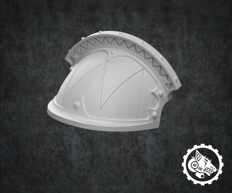 Pack Marks - Iron Wolf Squire Knight Pauldron